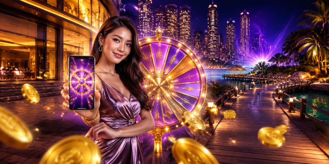 Permainan roulette gaya Malaysia di Petaling Jaya dengan roda dan cip pertaruhan
